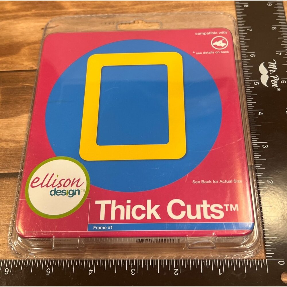 HTF NEW Sizzix 22149 Ellison Design Thick Cuts Frame #1 Die Cutting Tool